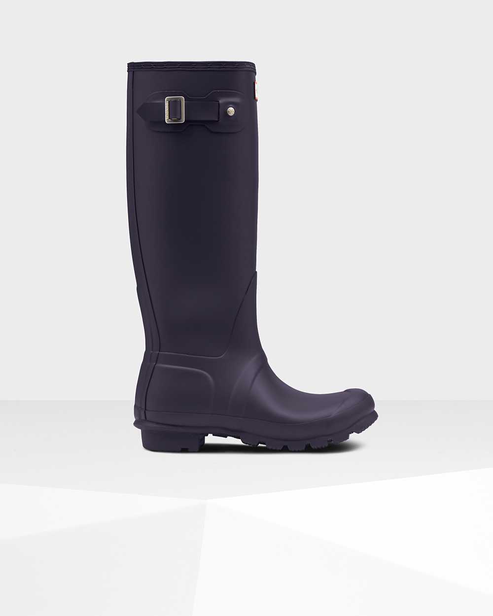 Hunter Original Hohe Gummistiefel Damen - Hunter Gummistiefel Lila | Germany 923HJDUOC